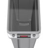 Grijze Slim Jim-container - 87L - Rubbermaid