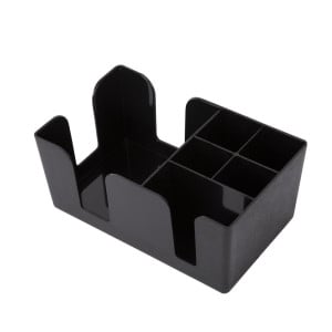 Bar Display Stand 3 Compartments Black - Olympia KRISTALLON - Fourniresto