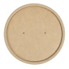 Deksel voor Kraft Soepkommen Magnetronbestendig Recyclebaar 225ml en 350ml - Set van 500 - Colpac