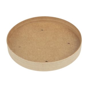 Deksel voor Kraft Soepkommen Magnetronbestendig Recyclebaar 225ml en 350ml - Set van 500 - Colpac