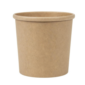 Microgolfbare Kraft Soepkommen Recycleerbaar 350ml - Set van 500 - Colpac