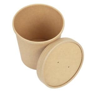 Zakken Kraft Microgolfbare en recyclebare soep - 450 ml - Set van 500 - Colpac