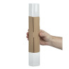Recyclable Kraft Baguette Zakjes Clasp Clip - Set van 500 - Colpac