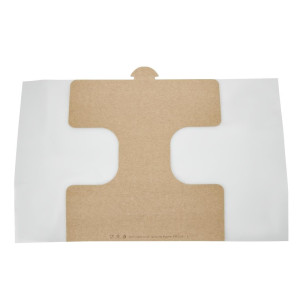 Recyclable Kraft Baguette Zakjes Clasp Clip - Set van 500 - Colpac