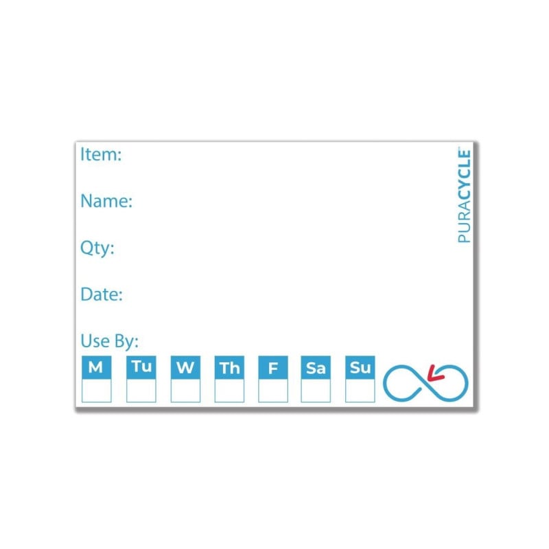 Reusable Traceability Labels - Pack of 50 - FourniResto Reusable Traceability Labels - Pack of 50 - FourniResto