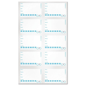 Hergebruikbare Traceerlabels - Set van 50 - FourniResto