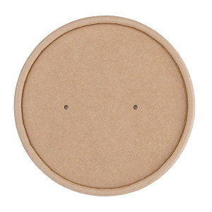 Paper Lids for Soup Pots - Ø 100 mm - Pack of 500 - Fiesta Green