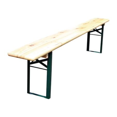 Banc pliant avec plateau en épicéa 220 x 25cm - FourniResto - Fourniresto