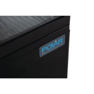 Schwarze Kühlvitrine Serie C - 68 L - Polar