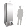 Armoire Réfrigérée Négative 1 Porte Série G -  440L - Polar - Fourniresto