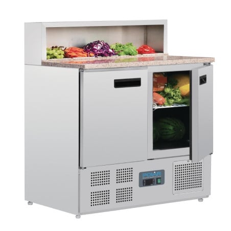 Koelwerkbank voor pizza's Serie G - 288L - Polar - Fourniresto