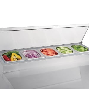 Refrigerated Preparation Counter Pizza Salads Series G -254L - Polar - Fourniresto