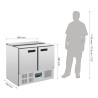 Gekoelde Saladette - 240L - Polar - Fourniresto