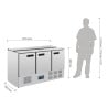 Refrigerated Salad Counter G Series - 368L - Polar - Fourniresto