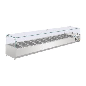 Koelvitrine voor ingrediënten Serie G - 10 x GN 1/4 - Polar - Fourniresto