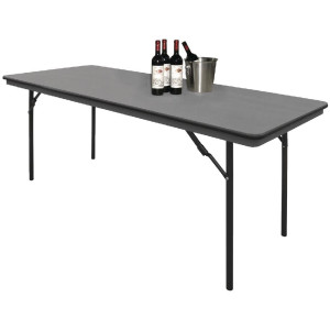 Rechthoekige opvouwbare grijze tafel van ABS - 1830 mm - Bolero - Fourniresto