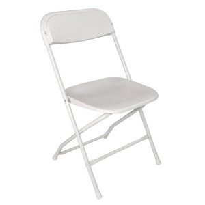 Opvouwbare witte stoelen - Bolero - Fourniresto