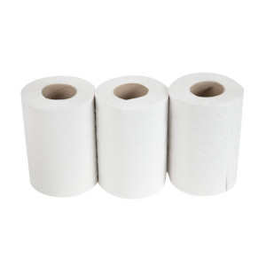 Mini Central Feed Roll 1 Ply - White - Jantex - Fourniresto