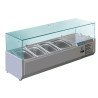 Koelvitrine voor ingrediënten 3x GN 1/3 en 1x GN 1/2 Serie G - Polar - Fourniresto