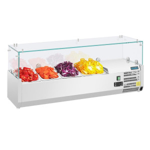 Koelvitrine voor ingrediënten 3x GN 1/3 en 1x GN 1/2 Serie G - Polar - Fourniresto