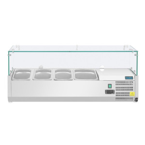 Koelvitrine voor ingrediënten 3x GN 1/3 en 1x GN 1/2 Serie G - Polar - Fourniresto