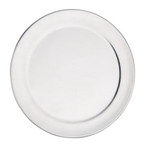 Aluminium pizzaplaat met brede rand - Ø200mm - Vogue - Fourniresto