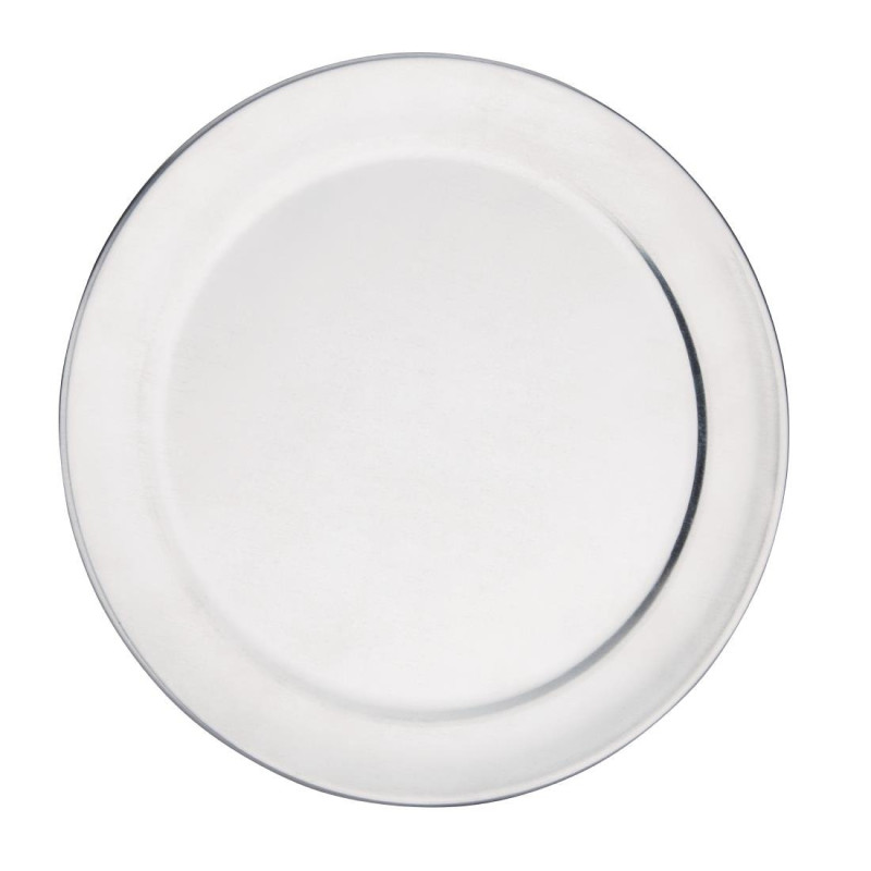 Aluminium pizzaplaat met brede rand - Ø200mm - Vogue - Fourniresto