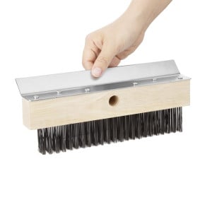 Brosse grattoir pour four à pizza - 255mm - Vogue - Fourniresto