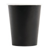 Disposable Black Hot Drink Cups - 225ml - Pack of 1000 - Fiesta