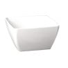 Vierkante Melamine Schaal Puur Wit - 125mm - APS - Fourniresto