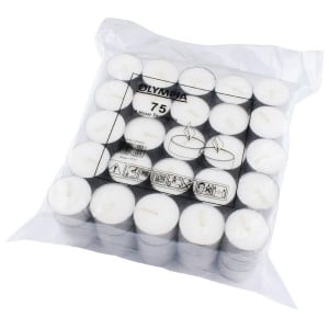 Teelichter 8 Stunden Ø 40 mm - Packung mit 75 - Olympia
