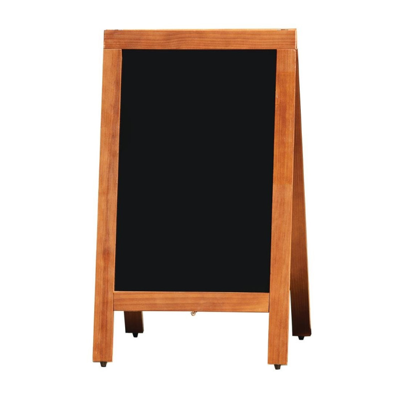 Bord Trottoir Houten Frame 850 X 500Mm - Olympia - Fourniresto