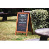 Bord Trottoir Houten Frame 850 X 500Mm - Olympia - Fourniresto