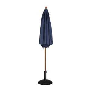 Navy Blue Round Parasol - L 2500mm - Bolero