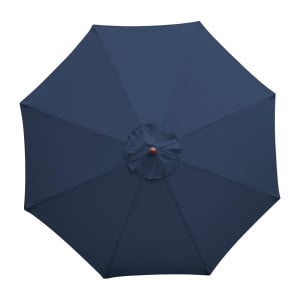 Parasol Rond Blauw Marine - L 2500mm - Bolero