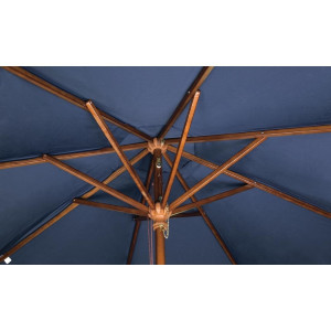 Parasol Rond Blauw Marine - H 3000mm - Bolero