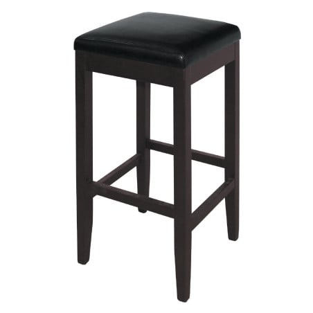 Bar Stools High in Faux Leather - Black - Bolero - Fourniresto