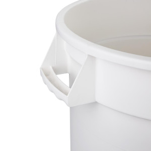 White Round Container 38L - Vogue - Fourniresto