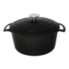 Grote Zwarte Ronde Braadpan - 4L - Vogue