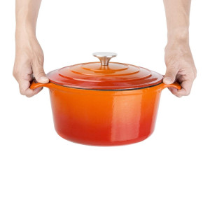 Grote Ronde Oranje Braadpan - 4L - Vogue