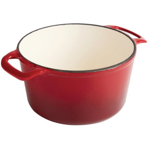 Runde rote Cocotte - 3,2L - Vogue