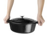 Black Oval Casserole Dish - 5L - Vogue