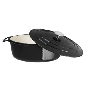 Ovale Zwarte Braadpan - 5L - Vogue