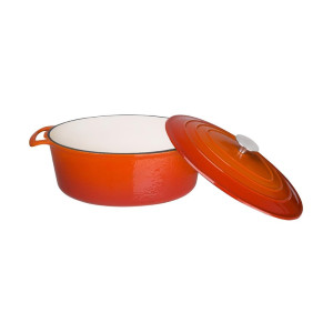 Grote Ovale Oranje Braadpan - 6L - Vogue