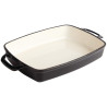 Rectangular Black Cast Iron Dish - 2.8L - Vogue