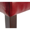 Stoelen van kunstleer - Rood - Bolero - Fourniresto