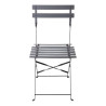 Stalen Terrasstoelen - Zwart - Set van 2 - Bolero - Fourniresto
