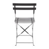 Stalen Terrasstoelen - Zwart - Set van 2 - Bolero - Fourniresto