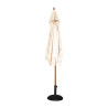 Parasol Vierkant Ivoor - L 2500 x B 2500mm - Bolero