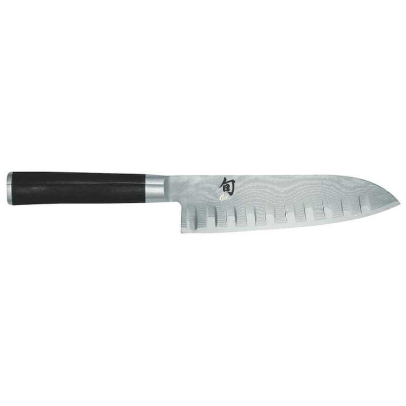 Santoku Mes Alvéolée Damas Shun 18 cm - Japanse Messen KAI